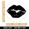 Realistic Juicy Lips Kiss Smooch Rubber Stamp for Stamping Crafting Planners